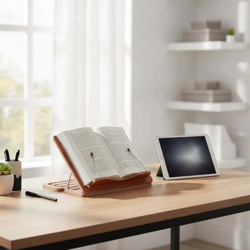 نگهدارنده کتاب مدل کتابخوان پلاس — تصویر ۲