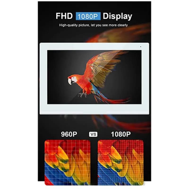 مانیتور آیفون تصویری 10 اینچی با کیفیت 1080P مدل 101HWFکامکث الکتریک — تصویر ۶