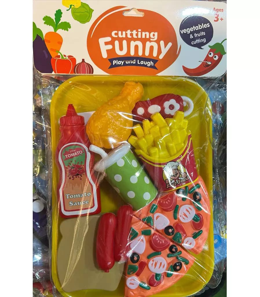 اسباب بازى طرح فست فود مدل funny cutting — تصویر ۶