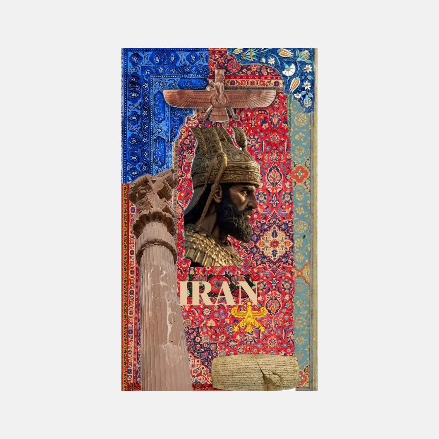 تیشرت طرح ایران باستان | پنبه دو نخ — تصویر ۹