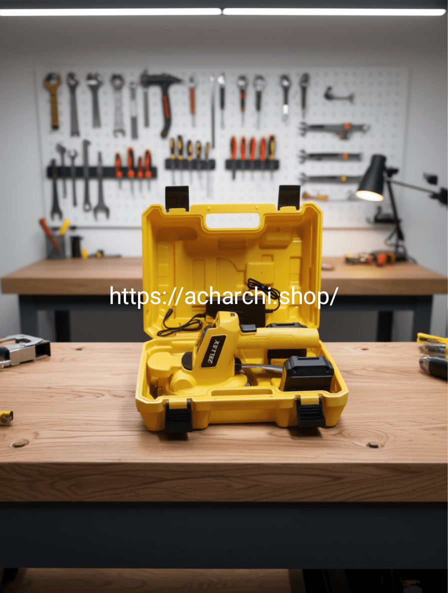 ویبره کاشی و سرامیک شارژی زلکس آلمان دیمردار + قاپک آلومینیومی دو باتری 60 ماه پشتیبانی و گارانتی معتبر به شدت با کیفیت و پر قدرت مدل ZX.Vb1110 — تصویر ۳