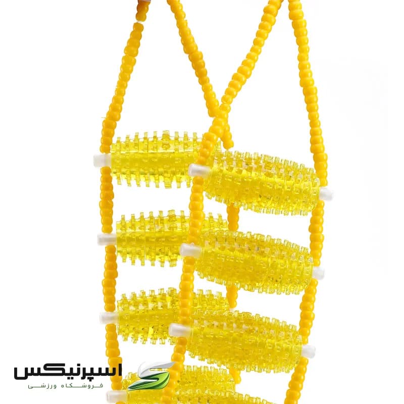 ماساژور دستی کمر تن‌زیب مدل سوزنی با طول 112cm و 9 رول سوزنی کریستالی، دارای 2 دسته پلاستیکی برای ماساژ عمیق، رفع خستگی، کاهش استرس و بهبود خواب — تصویر ۶