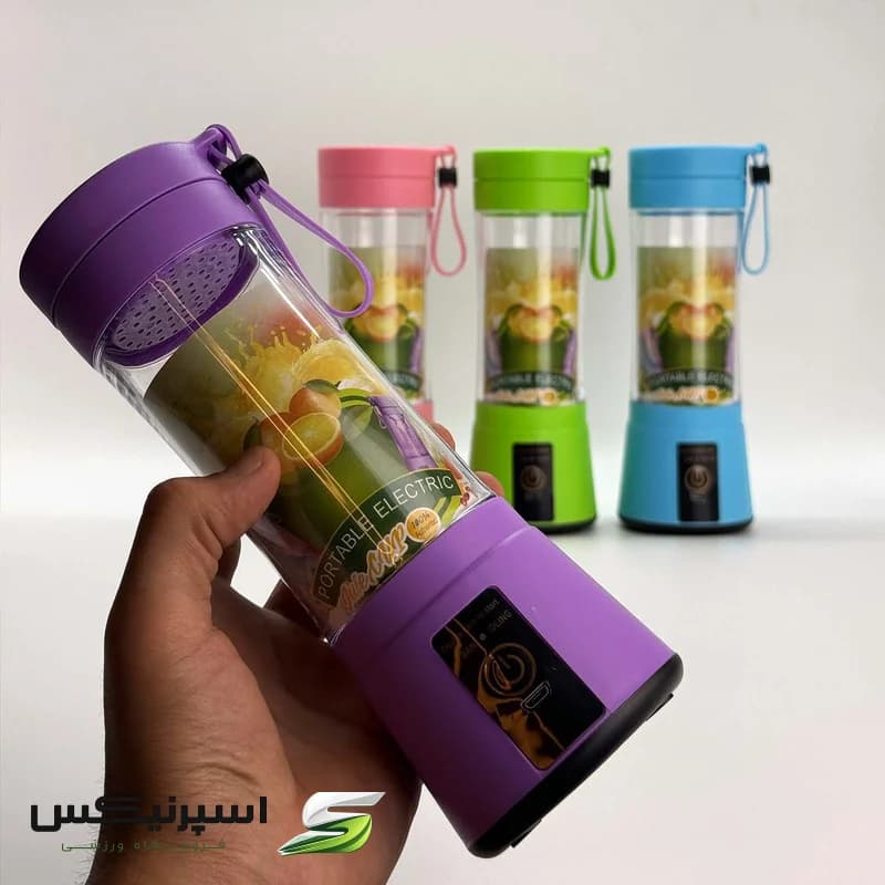 شیکر شارژی قابل حمل مدل اسموتی ساز کد 2241 گنجایش 0.35 لیتر — تصویر ۸