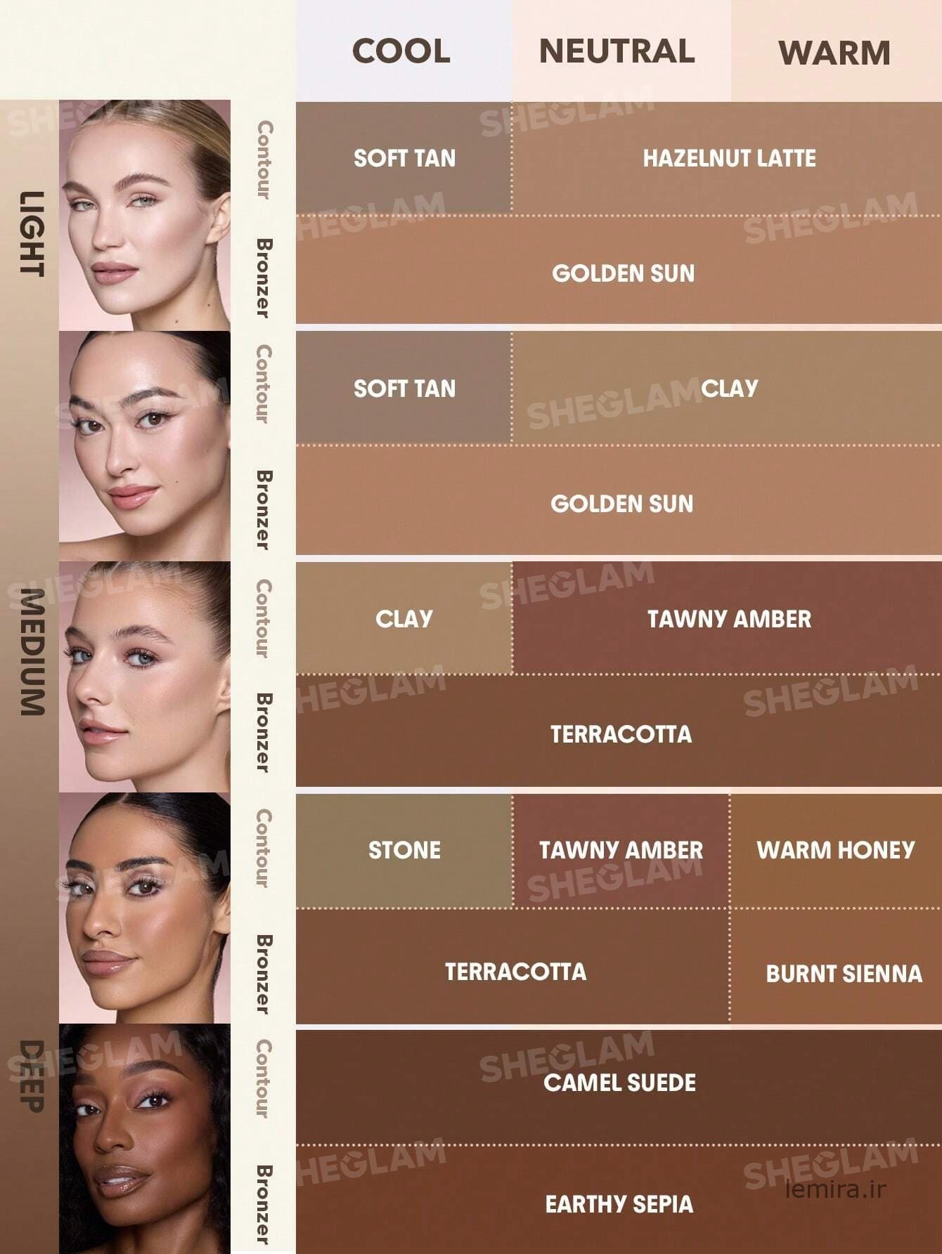 کانتور استیکی کَره ای شیگلم Buttery Buff Contour & Bronzer Stick — تصویر ۴
