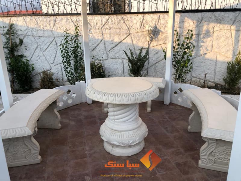 نیمکت طرح سنگ — تصویر ۲