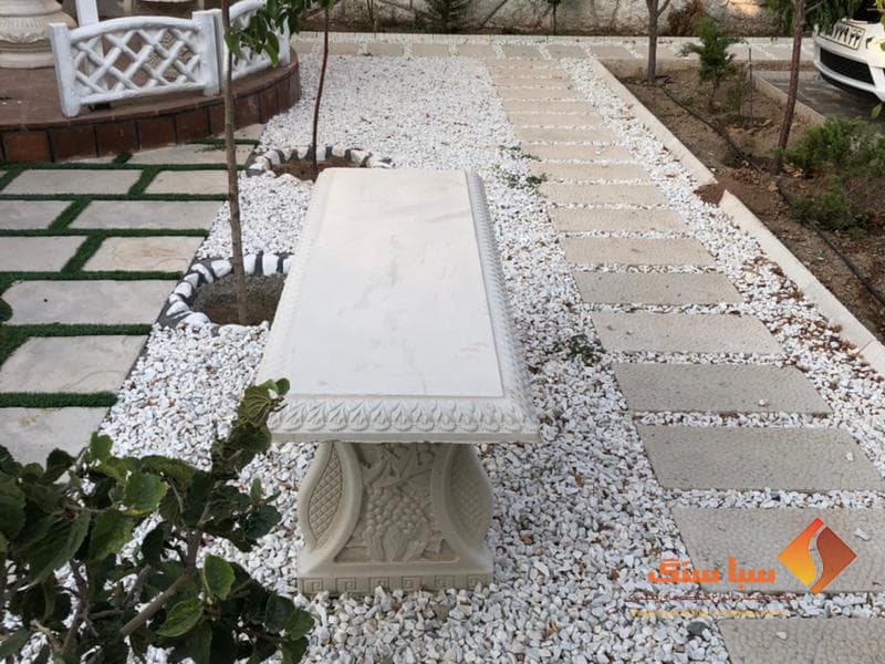 نیمکت طرح سنگ — تصویر ۷