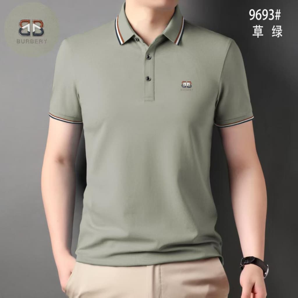 تیشرت یقه دار برند BURBERRY باربری — تصویر ۵