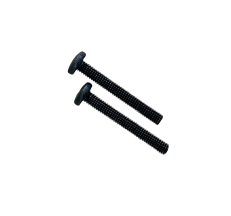 پیچ مشکی دنده ریز 4 قد 40 و قطر سر پیچ 8 میلیمتر بسته 10 عددی