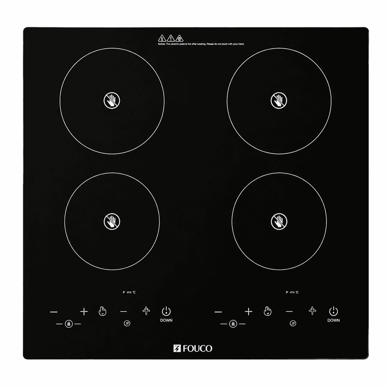 اجاق برقی چهار شعله فوکو مدل L4V-04