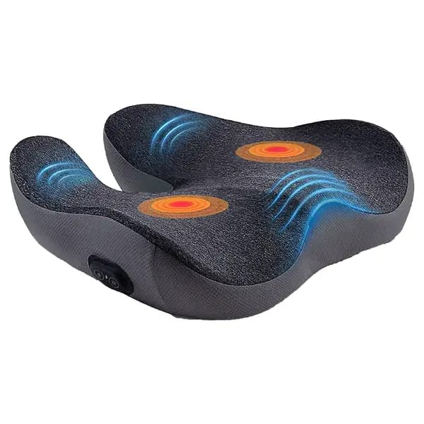 بالش طبی با قابلیت ماساژ و گرما درمانی گرین لاین مدل Green Lion Relieve Seat Cushion with Massage & Heat Therapy