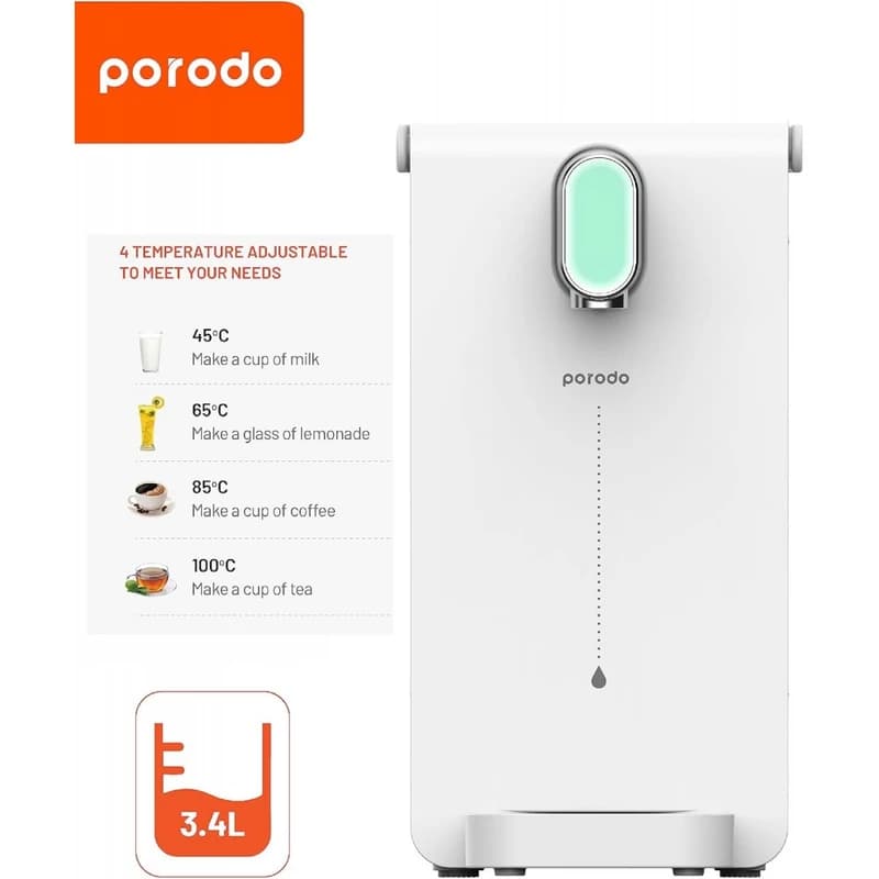 دستگاه آب گرم فوری پرودو مدل INSTANT HOT WATER DISPENSER — تصویر ۵
