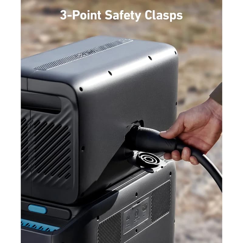 پاور استیشن انکر مدل SOLIX F2000 A1780 ظرفیت 2048 وات ساعت به همراه باتری کمکی با ظرفیت 4096 وات ساعت — تصویر ۲