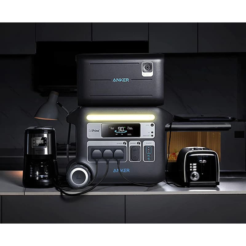 پاور استیشن انکر مدل SOLIX F2000 A1780 ظرفیت 2048 وات ساعت به همراه باتری کمکی با ظرفیت 4096 وات ساعت — تصویر ۳