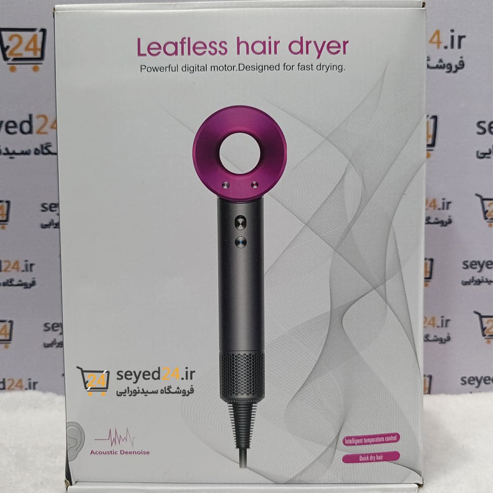 سشوار حرفه‌ای بدون پره با موتور دیجیتال مدل Leafless Hair Dryer — تصویر ۲