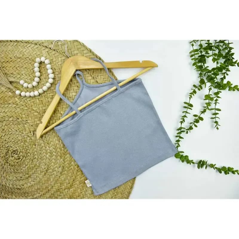 تاپ کبریتی زنانه بند ضربدری فری سایز — تصویر ۶