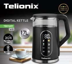 کتری برقی تلیونیکس 1.7L لمسی با تنظیم دما و گرم نگهدار