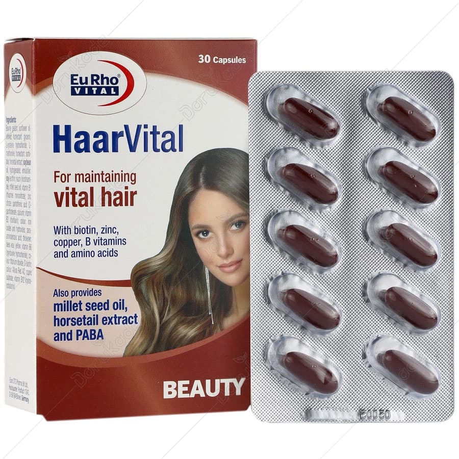 کپسول Haar Vital بسته 30 عددی یوروویتال
