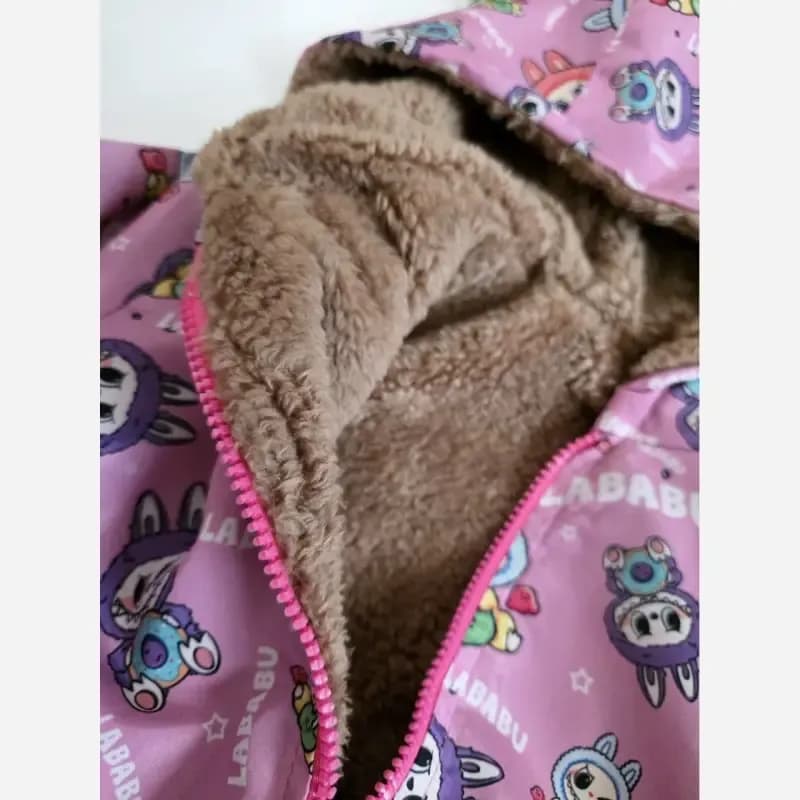 سویشرت دو رو بچگانه میکرو ضد آب و تدی سایز 40 تا 50 مناسب 2 تا 7 سال — تصویر ۲