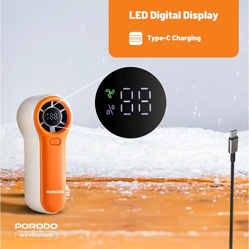 فن خنک کننده پرودو مدل PORODO PDLSPF2228 Porodo PDLSPF2228 Cooling Fan — تصویر ۶