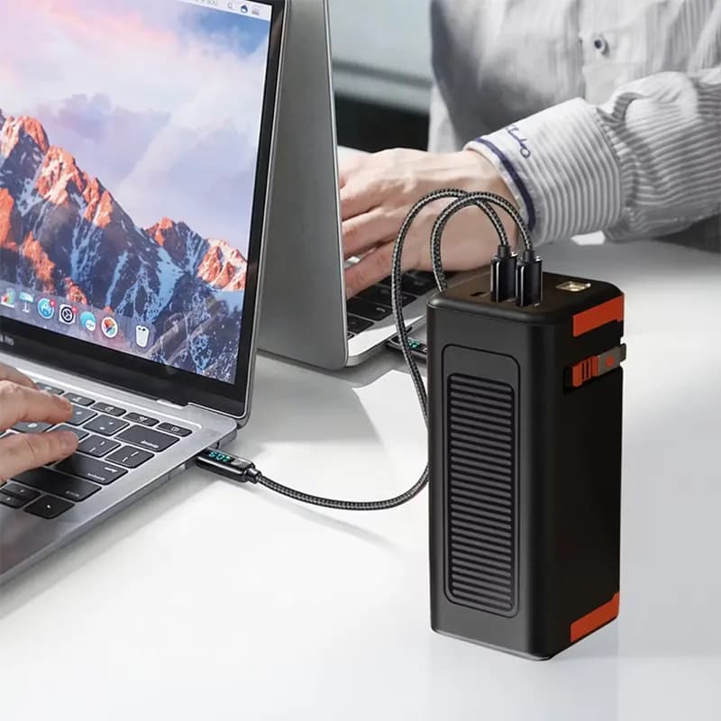 پاوربانک پرودو مدل PORODO Pd-pbfch093-bk Porodo PDPBFCH093BK Power Bank — تصویر ۳