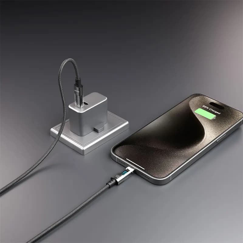 کابل شارژ پرودو مدل PORODO PD-60CCD Porodo PD-60CCD Charging Cable — تصویر ۲