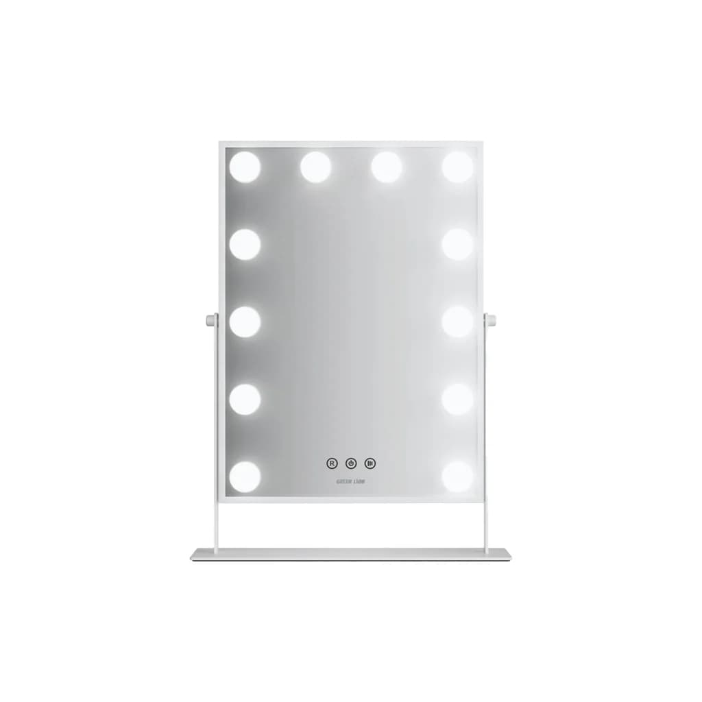 آینه آرایشی گرین لاین مدل Glam Shine Makeup Mirror 12 با ۱۲ نور