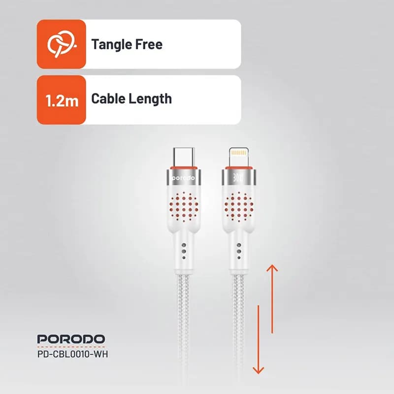 کابل شارژ پرودو مدل PORODO PDCBL0010 — تصویر ۸