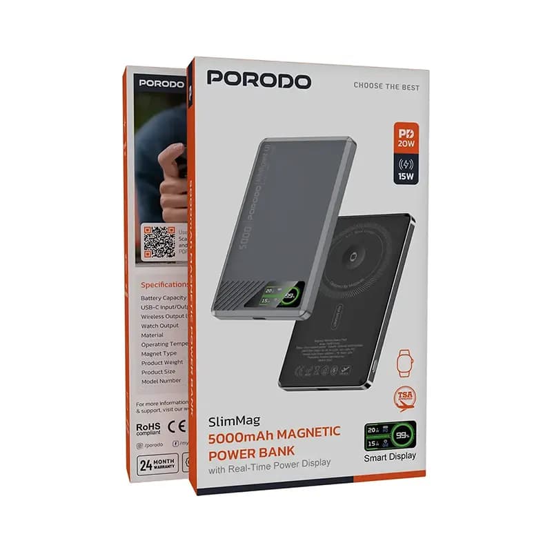 پاوربانک پرودو مدل PORODO PDPBFCH094GY — تصویر ۳