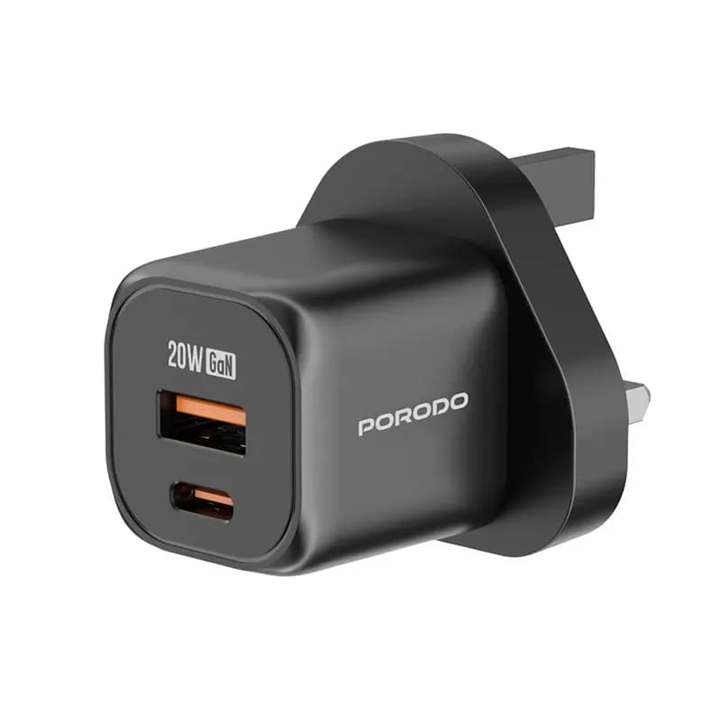 شارژر دیواری پرودو مدل PORODO PDFWCH028BK