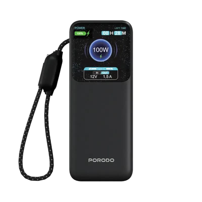 پاوربانک پرودو مدل PORODO PDPBFCH0102BK
