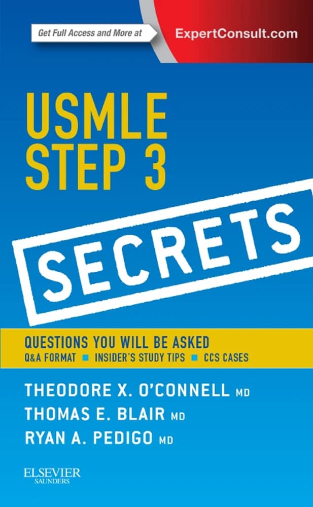 کتاب USMLE Step 3 Secrets 2015 (رازهای مرحله ۳ USMLE ۲۰۱۵) نسخه انگلیسی PDF