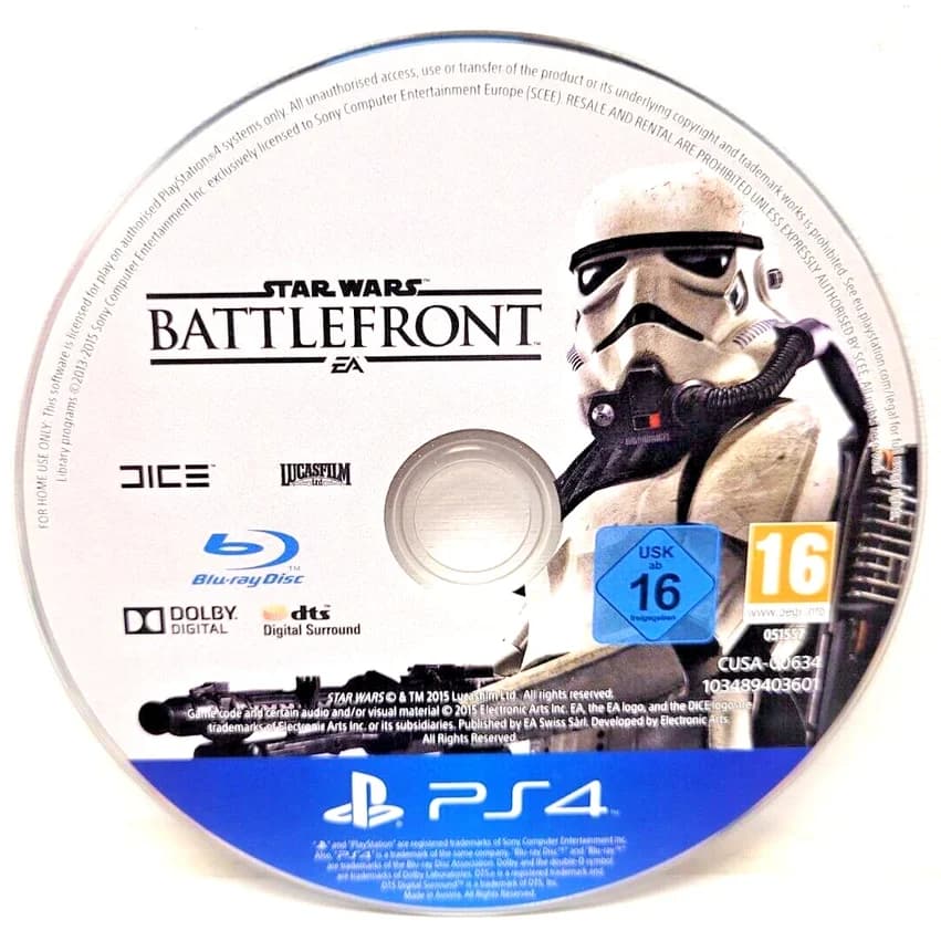 دیسک بلوری بازی Star Wars Battlefront PS4 — تصویر ۵