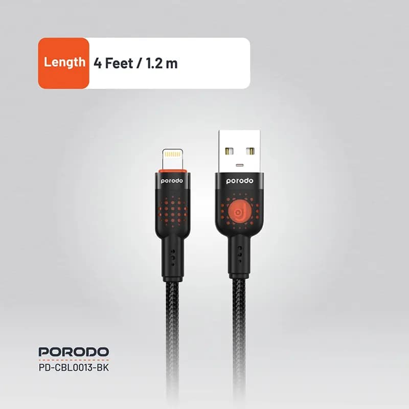 کابل شارژ پرودو مدل PORODO PD-CBL0013-BK — تصویر ۵