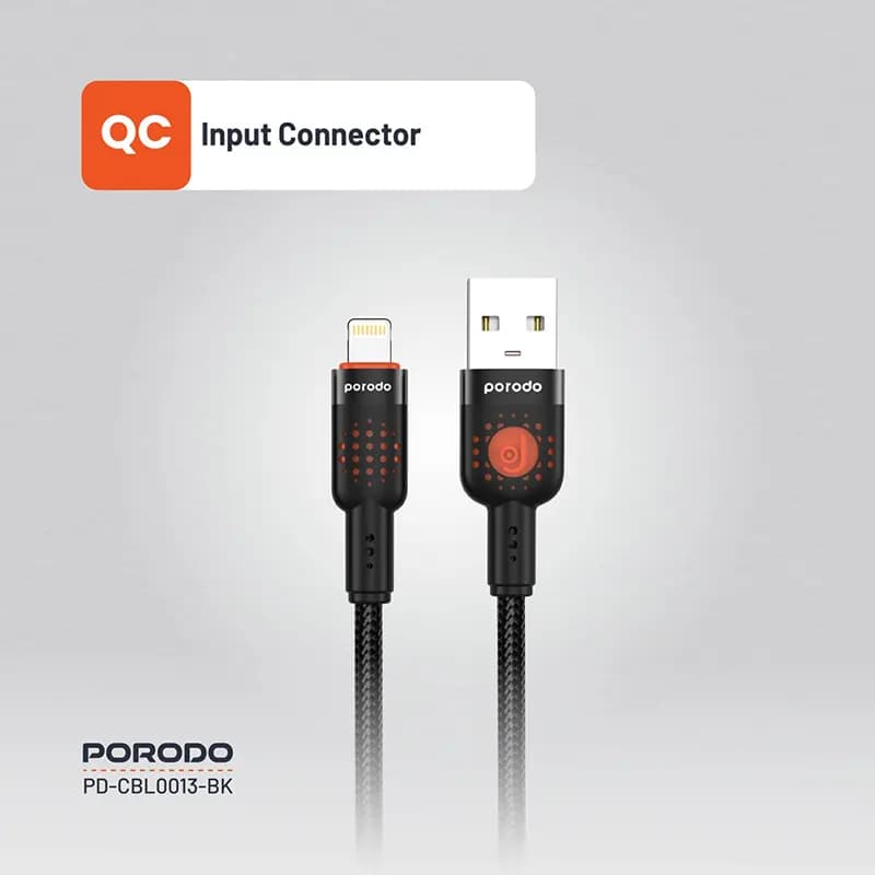 کابل شارژ پرودو مدل PORODO PD-CBL0013-BK — تصویر ۷
