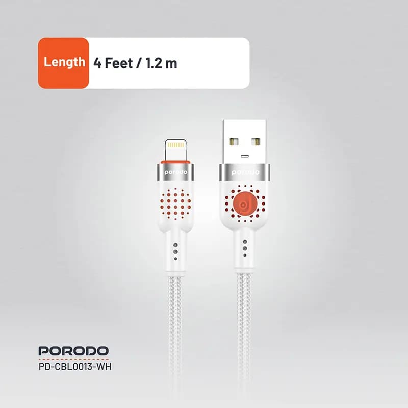 کابل شارژ پرودو مدل PORODO PD-CBL0013-BK — تصویر ۶