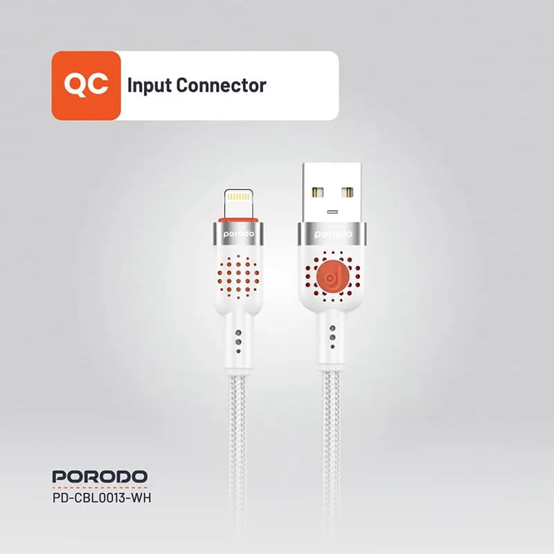کابل شارژ پرودو مدل PORODO PD-CBL0013-BK — تصویر ۸