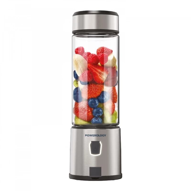 شیکر شارژی پاورولوجی مدل 126W Portable گنجایش 450 میلی لیتر — تصویر ۴