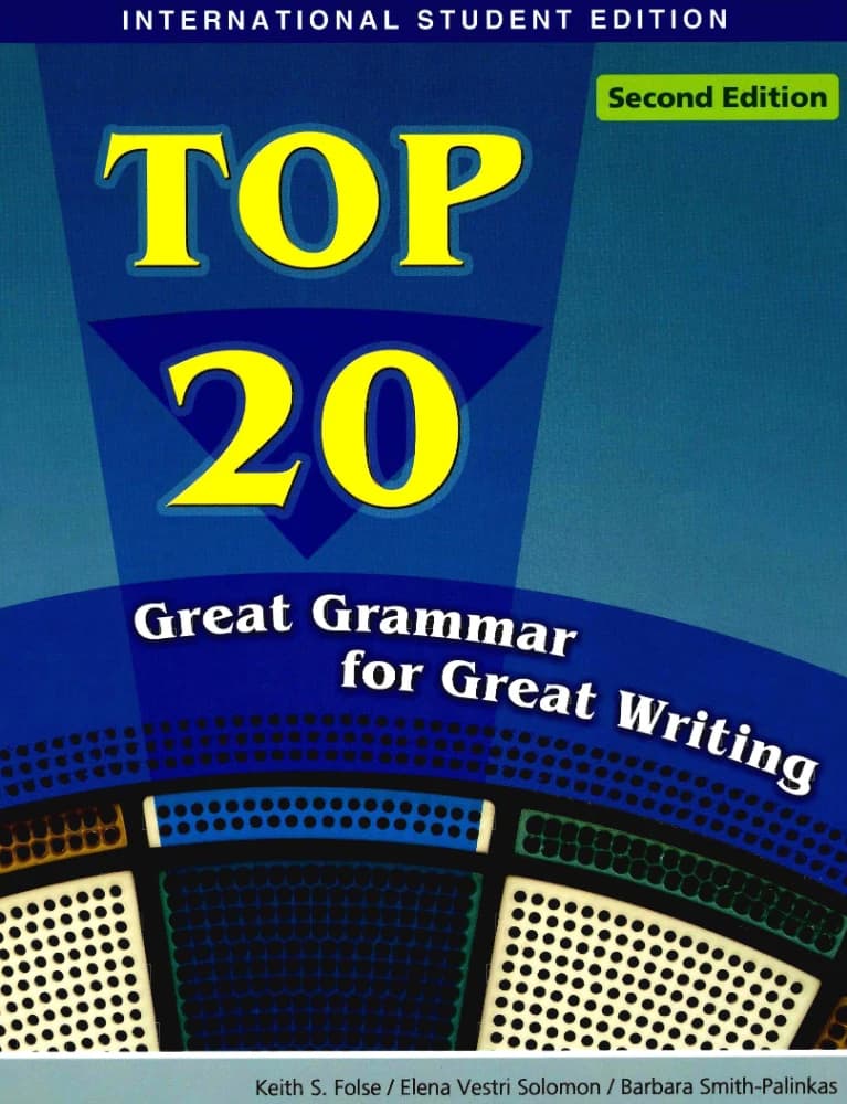 کتاب Top 20 Great Grammar for Great Writing (۲۰ مبحث برتر گرامر برای نگارش عالی) نسخه انگلیسی PDF