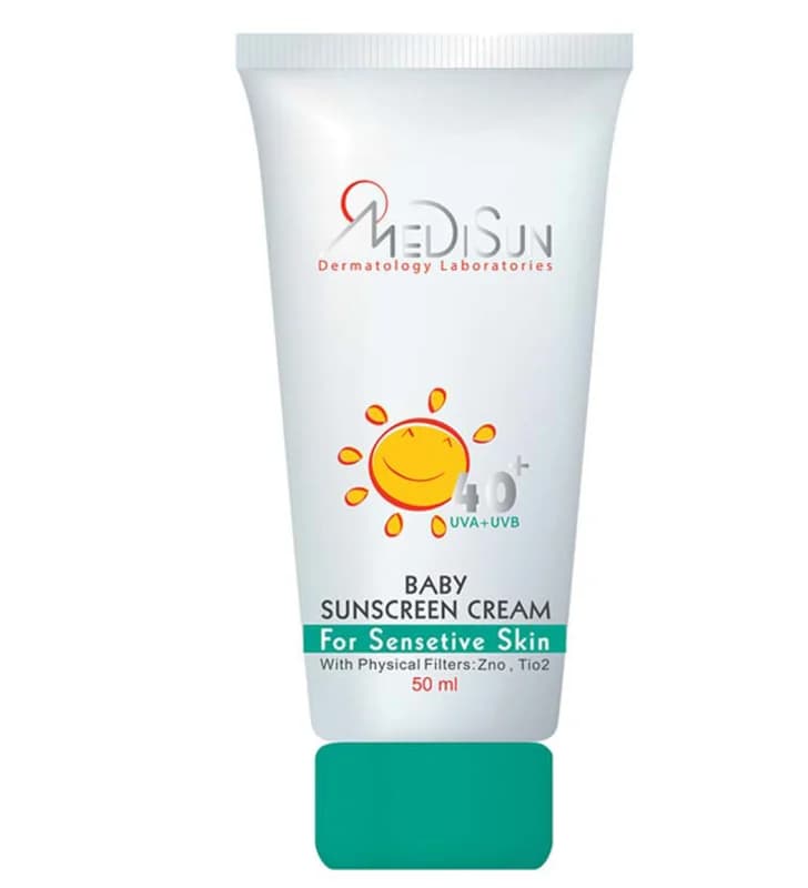 کرم ضد آفتاب spf40 مدیسان مناسب کودکان حجم 50ml