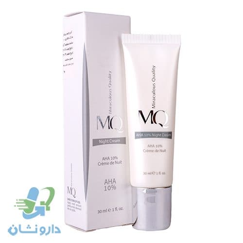کرم لایه بردار شب ام کیو 10% حجم 30 میلی‌لیتر | بازسازی و روشن‌کننده پوست — تصویر ۵