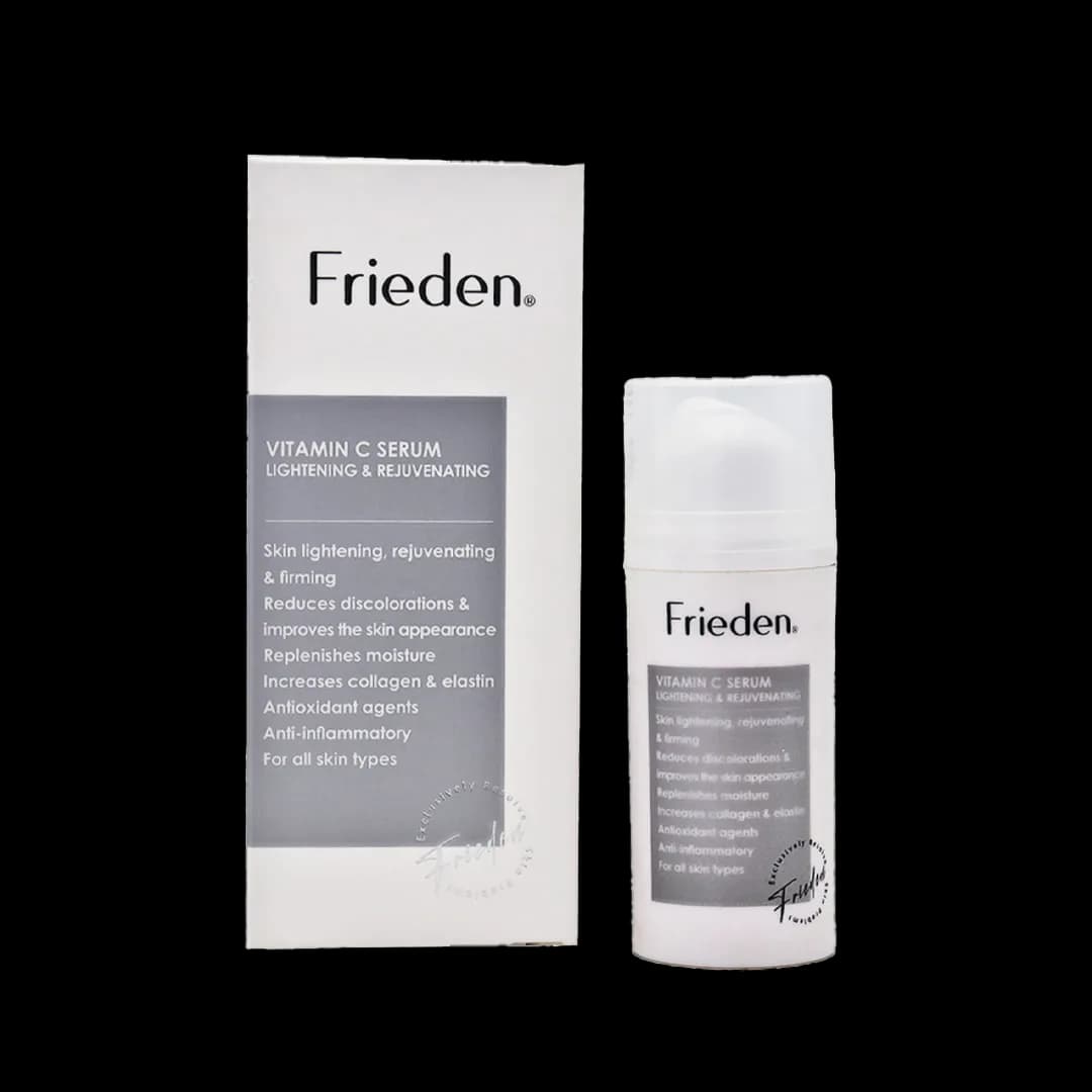 سرم ویتامین سی فریدن Frieden Vitamin C Serum حجم 30 میلی‌لیتر | روشن‌کننده و آنتی‌اکسیدان پوست — تصویر ۲