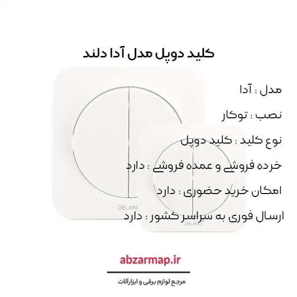 کلید دو پل مدل آدا دلند — تصویر ۳