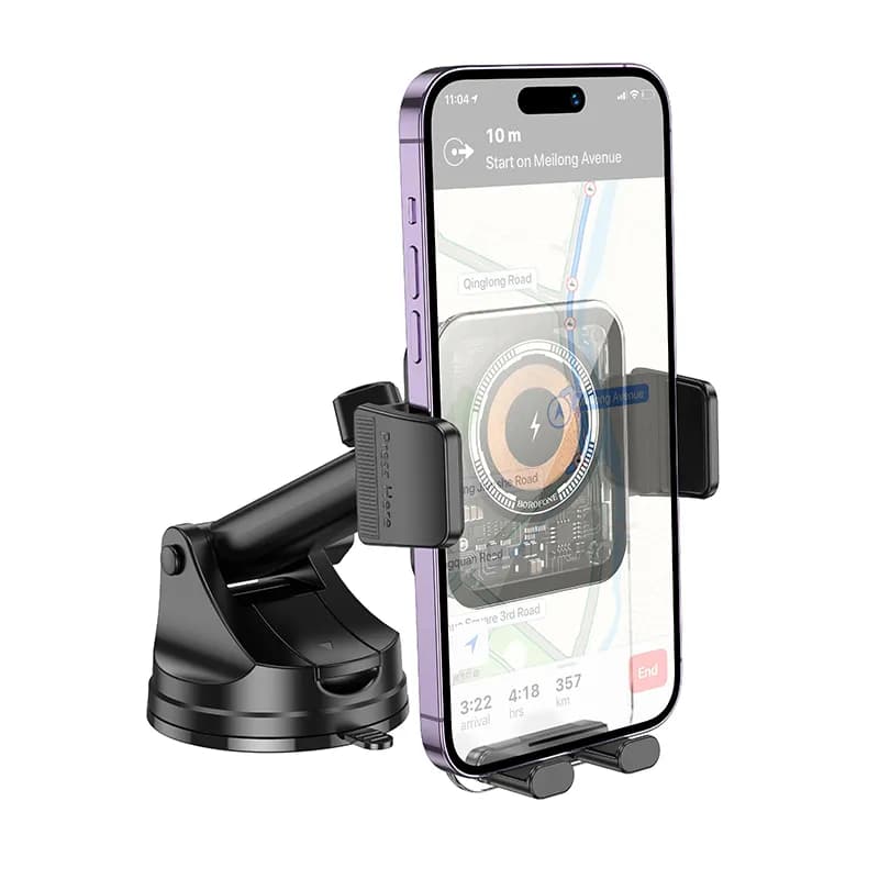 پایه نگهدارنده و شارژر بی سیم تلفن همراه بروفون مدل BH210 — تصویر ۳