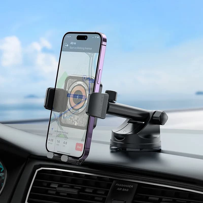 پایه نگهدارنده و شارژر بی سیم تلفن همراه بروفون مدل BH210 — تصویر ۸