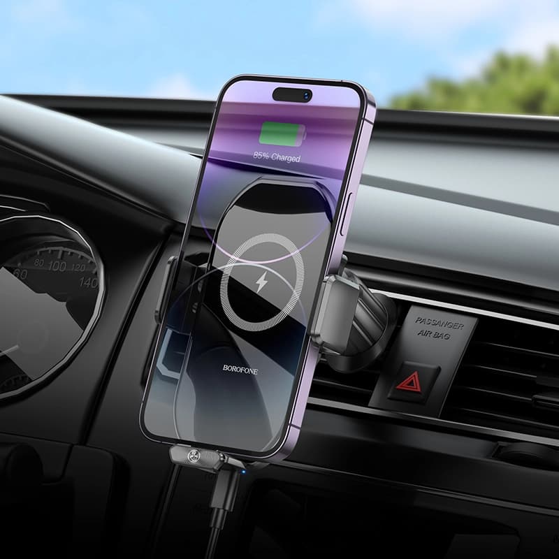 پایه نگهدارنده و شارژر بی سیم تلفن همراه بروفون مدل BH205 — تصویر ۸