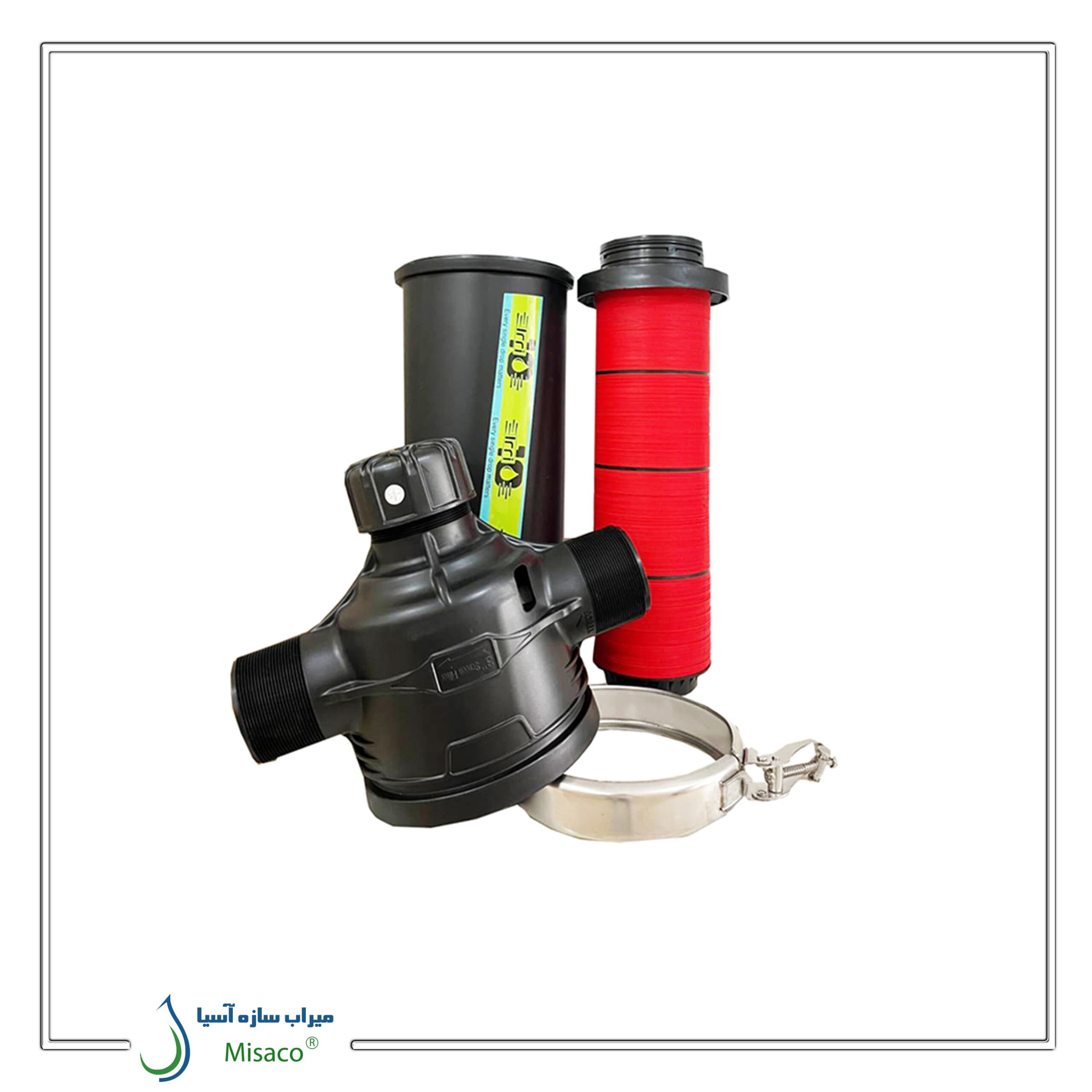 فیلتر دیسکی 2 اینچ ایریتن کلمپ استیل — تصویر ۵