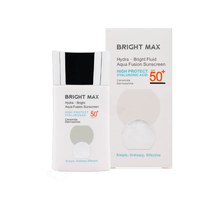 ضد آفتاب فلوئیدی آبرسان برایت مکس مدل Hydra-Bright Aqua Fusion SPF 50+ حجم 50 میلیلیتر — تصویر ۲