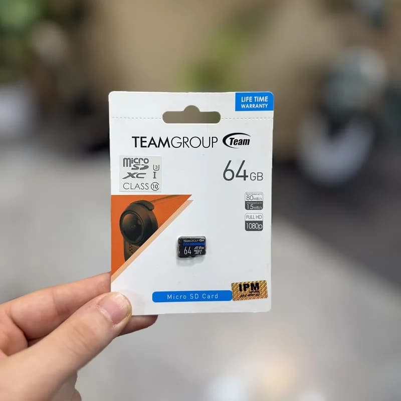 رم میکرو 64 گیگ تیم گروپ TeamGroup U3 C10 80MB/s