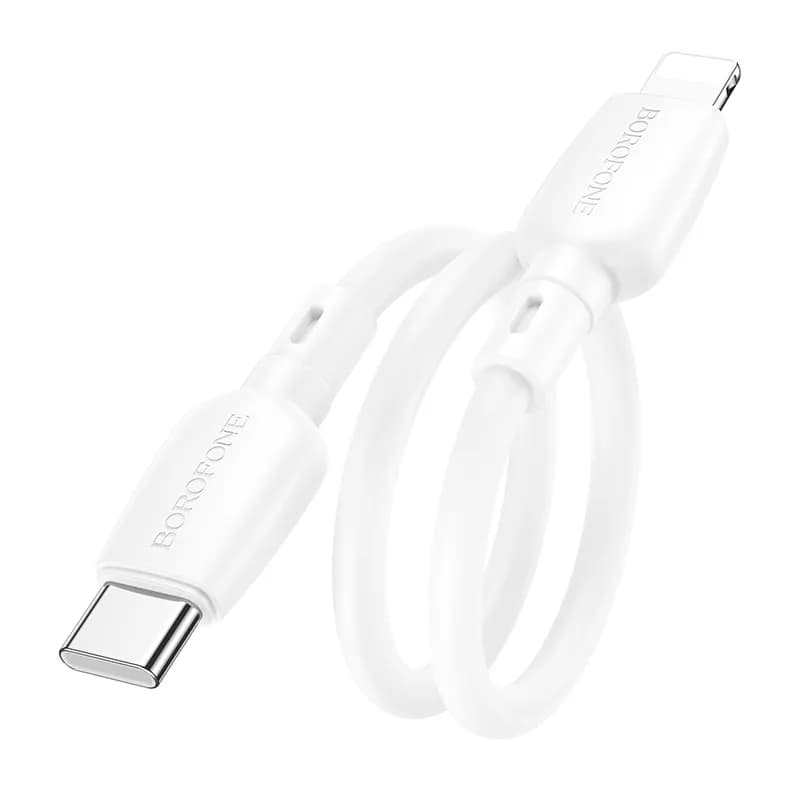 کابل شارژ بروفون BX93 20W با سری تایپ سی به آیفونی 25cm — تصویر ۲