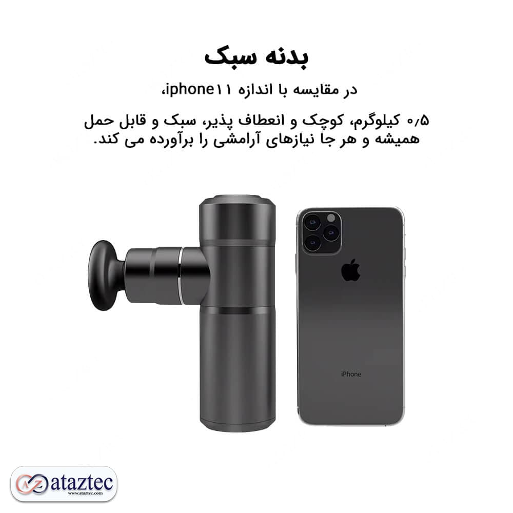 ماساژور تفنگی آیجویر مدل IJ-23A | 4 سری ماساژ برای تجربه شخصی‌سازی — تصویر ۲